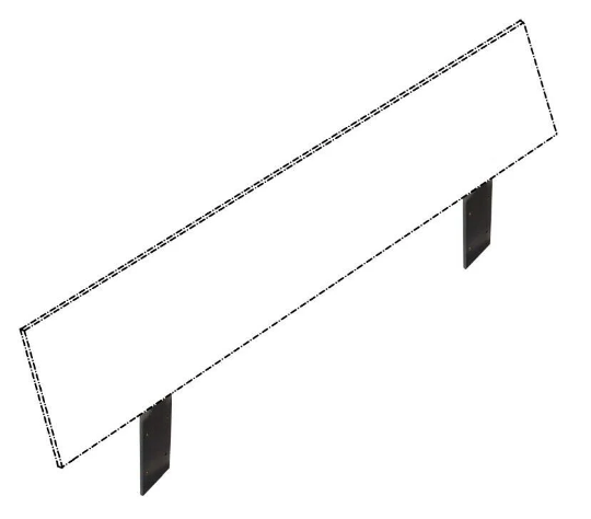 Bettlehnenhalterung/ Kopflehnenhalterung/ Rückenlehnenhalterung K1
