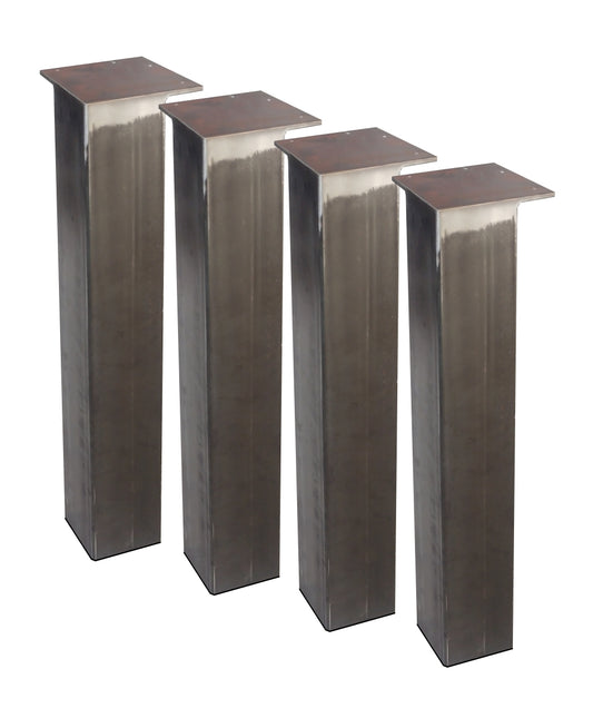 4 Stück Gerades Tischbein/ Tischfuß für die Eckmontage. Modell G2. Anpassbare Höhe und Farbe.