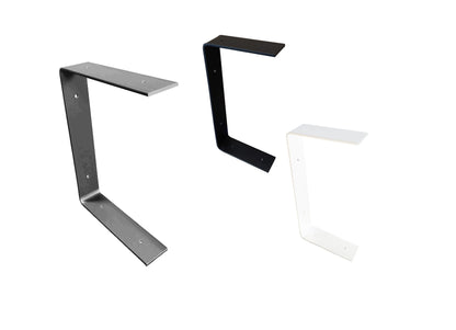 C-Regalhalter aus Stahl – Doppelregal & Wandhalterung nach Maß