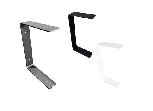 C-Regalhalter aus Stahl – Doppelregal & Wandhalterung nach Maß