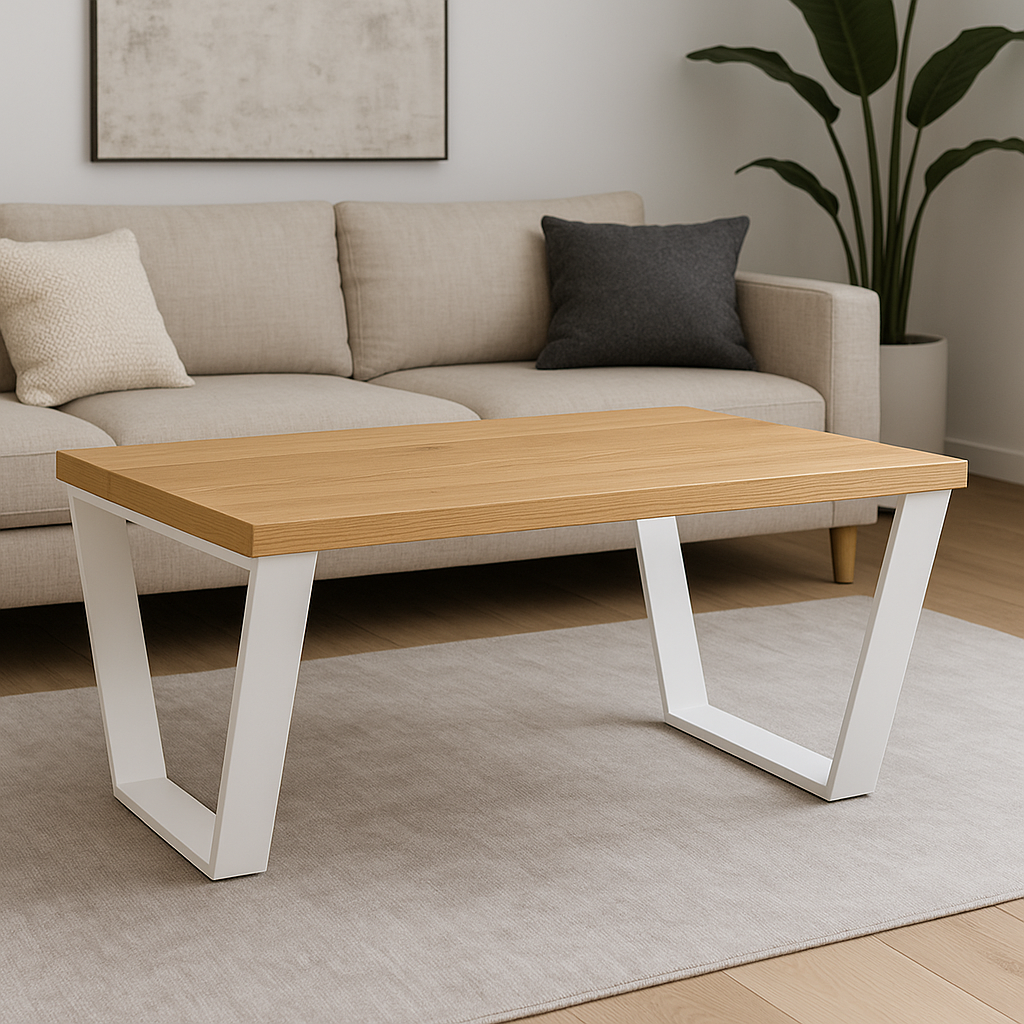 Tischgestell in Trapezform | Wunschmaß & Wunschfarbe | Modell TR2