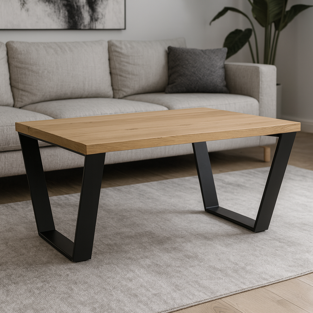 Tischgestell in Trapezform | Wunschmaß & Wunschfarbe | Modell TR2